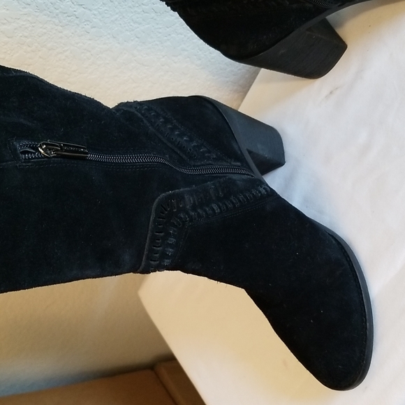 Vince Camuto Madolee Black Suede Over the Knee Boots 10M - Picture 10 of 16